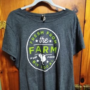 Farm fresh women's t-shirt, 2XL